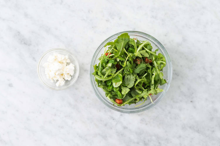 Salade voorbereiden