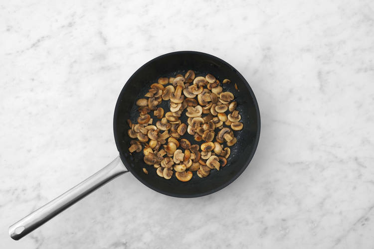 Cuire les champignons