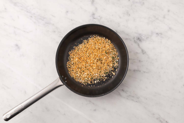 Prep and toast topping