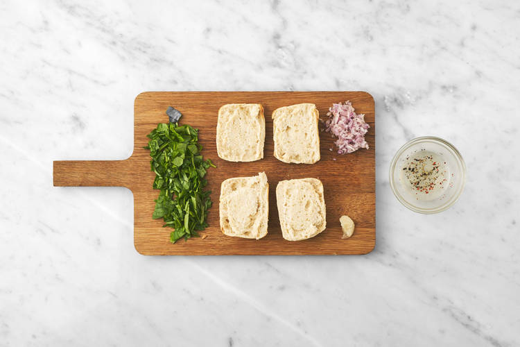 Prep and cook chicken