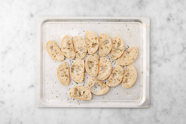 Prep and toast ciabatta
