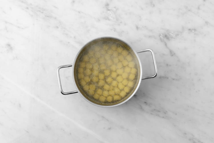 Hierve los gnocchi