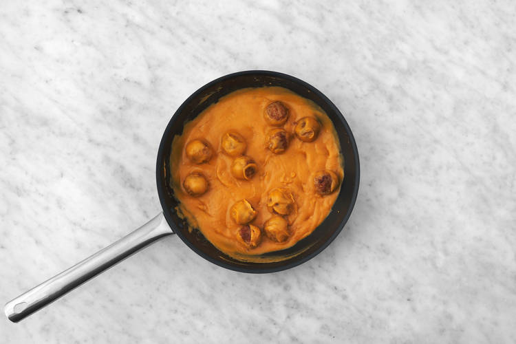 Cocina las albóndigas