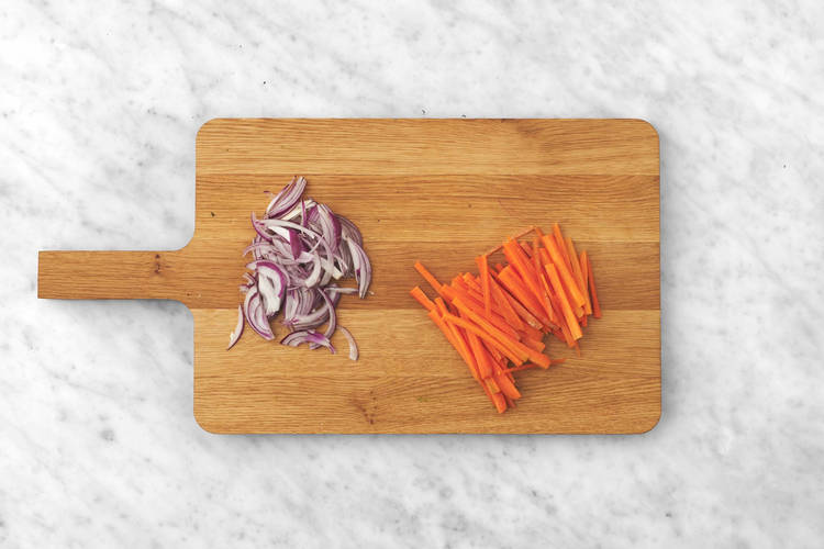 Forbered grøntsager