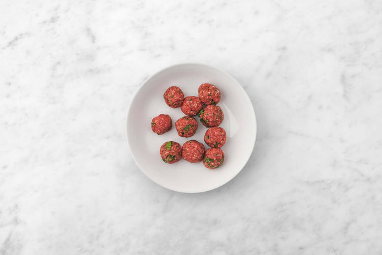 Façonner les boulettes 