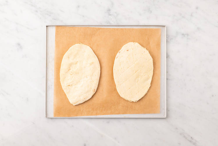 Prep and warm flatbreads