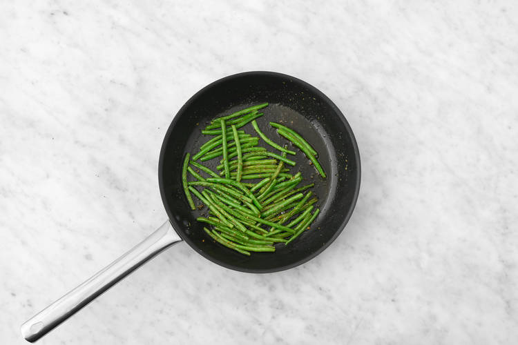 Cuire les haricots verts
