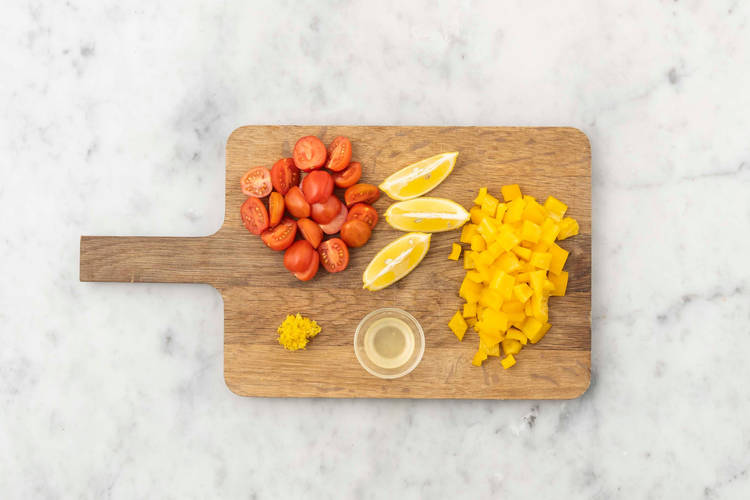 Prep and cook chicken