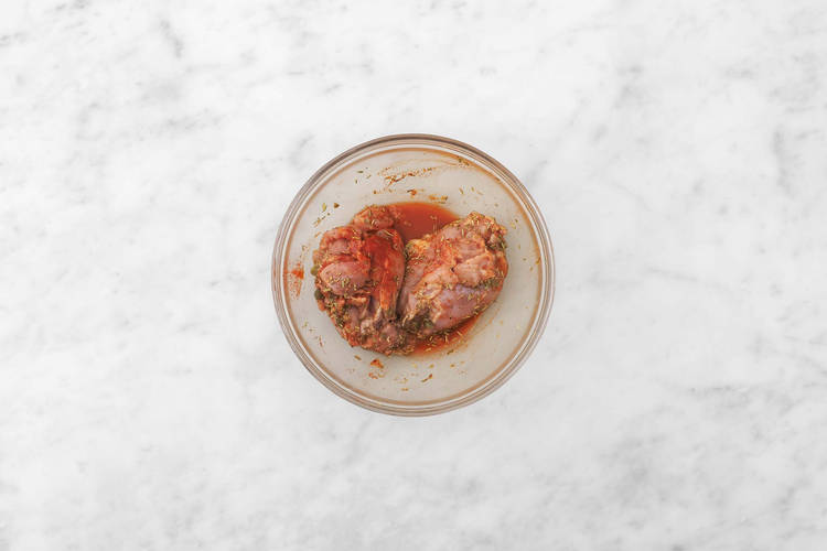 Preparare il pollo