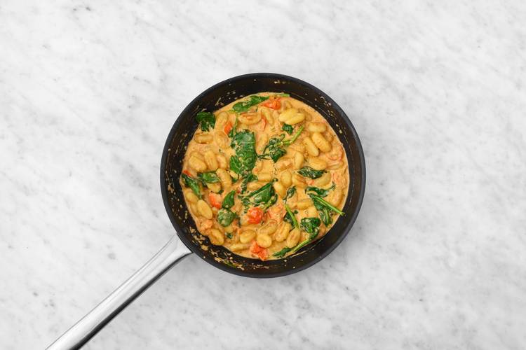 Préparer la sauce crémeuse