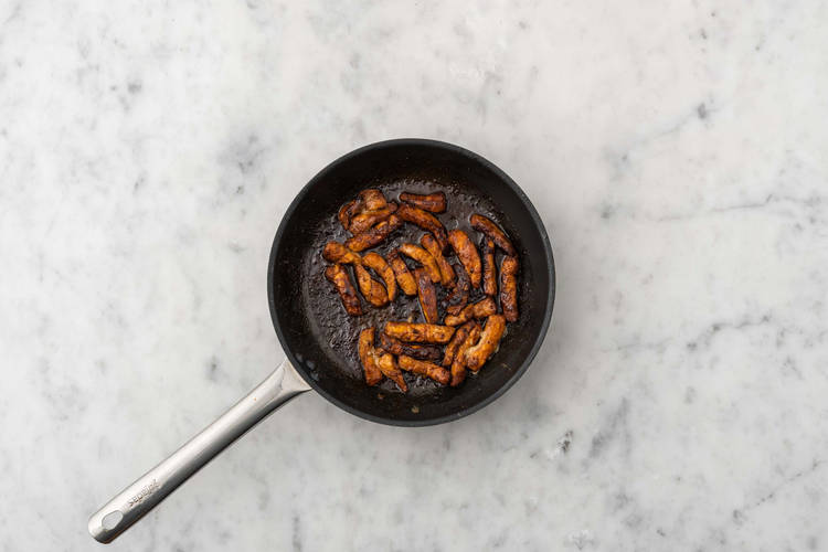 Cuire les émincés de porc