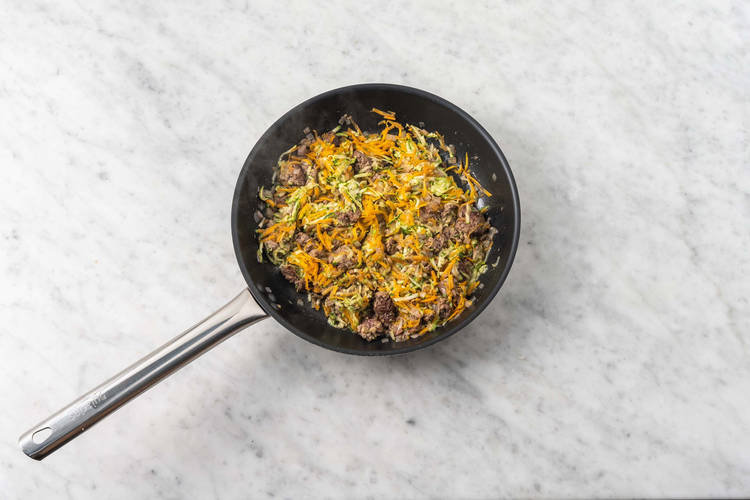 Stek kött och grönsaker