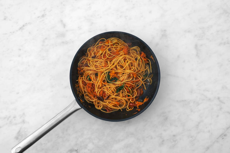 Tillsätt pasta