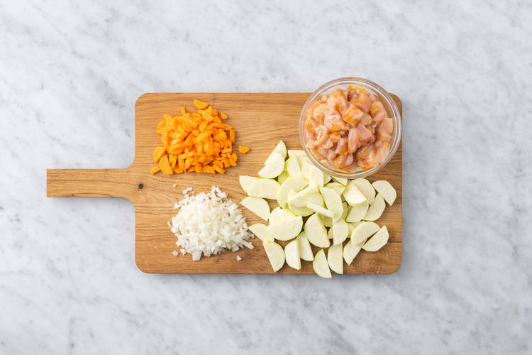 Preparare gli ingredienti