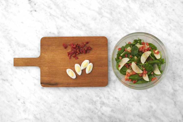 Assemblare l'insalata