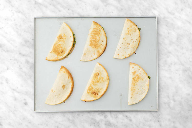 Bake your Quesadillas