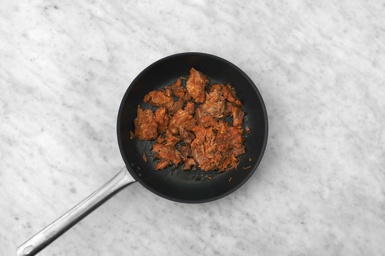 Scaldare il pulled pork
