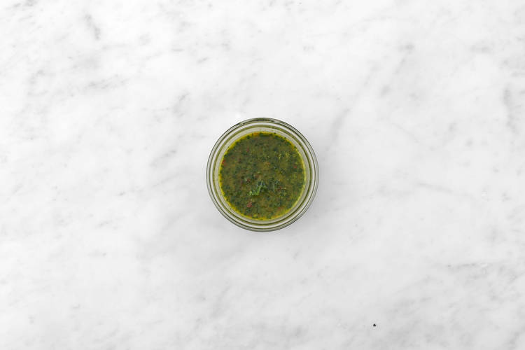 Préparer le chimichurri