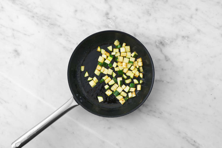 Cuire les courgettes