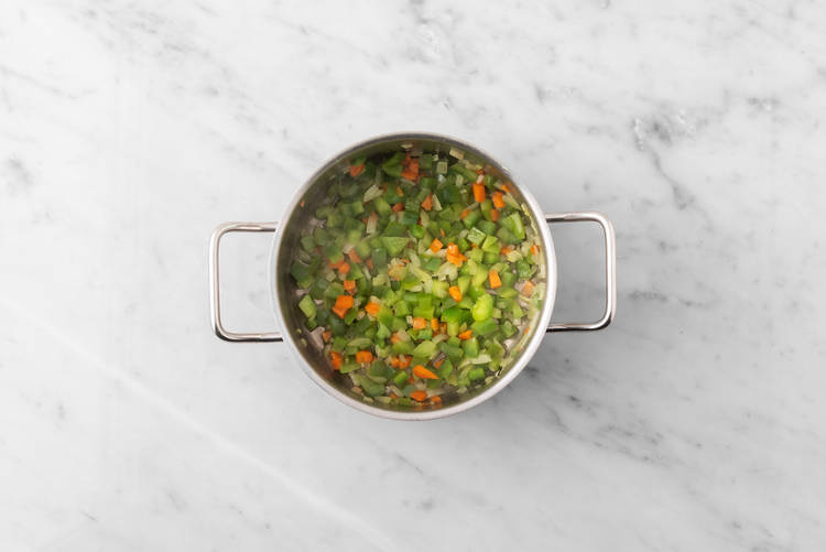 Cook Beyond Meat® and veggies