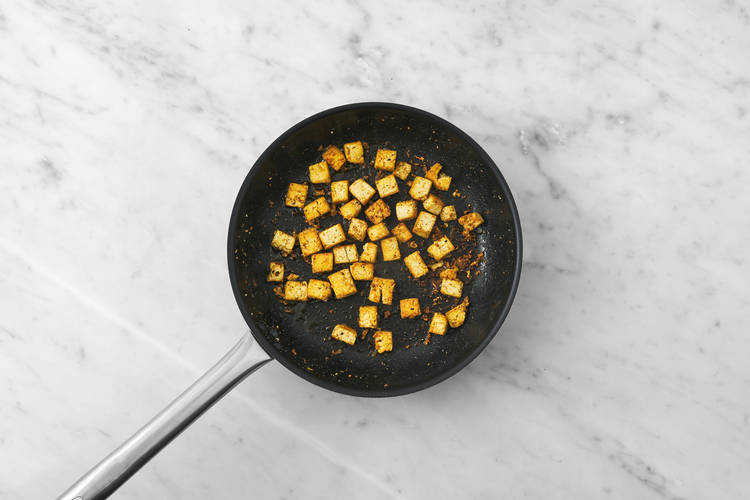 Sear tofu