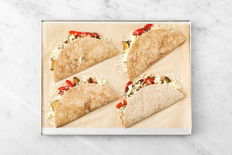 Préparer les quesadillas