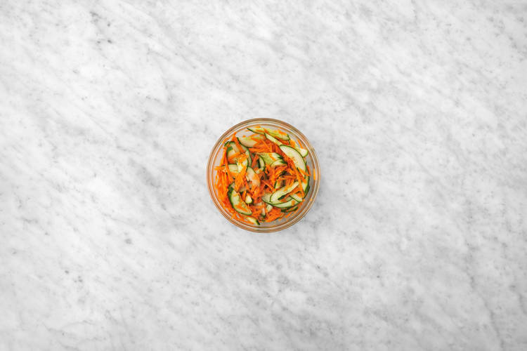 Faire la salade de crudités