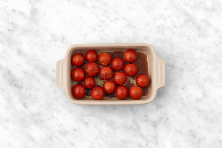 Rôtir les tomates cerises