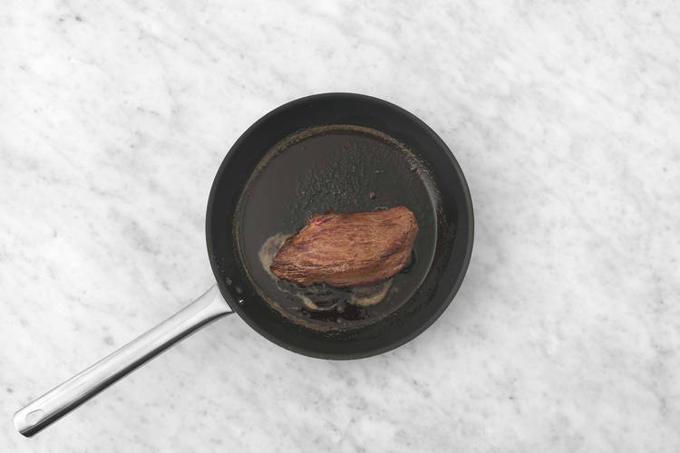 Préparer l'entrecôte