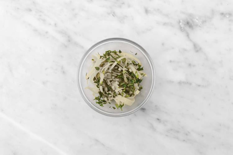 Förbered sallad