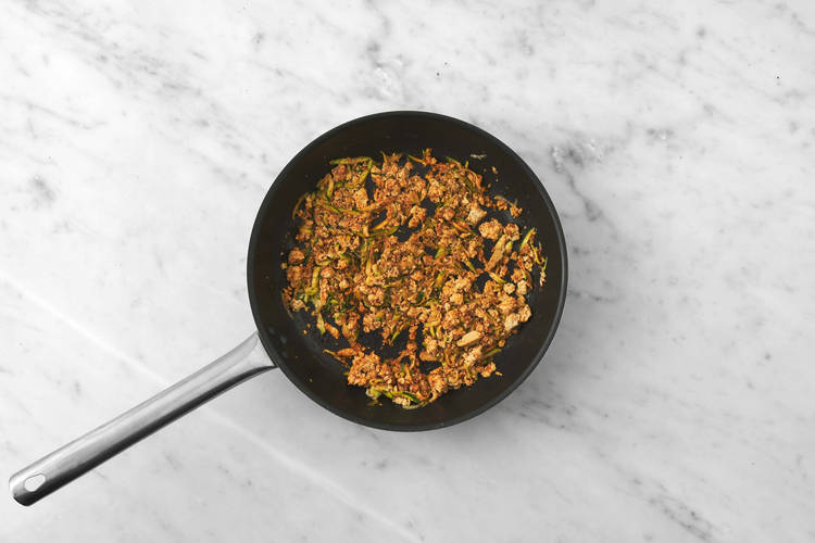 Tofu-Hack anbraten