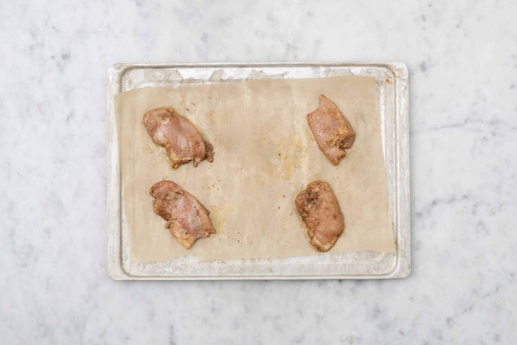 Préparer et rôtir le poulet