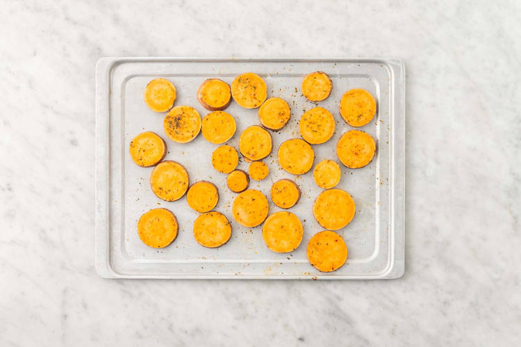 Rôtir les patates douces