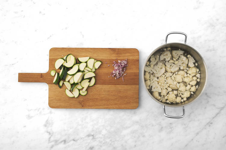 Prepara las verduras
