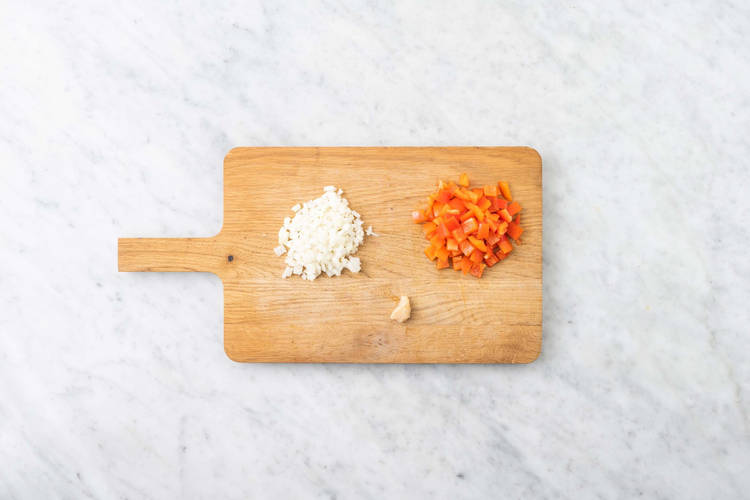 Prepara las verduras