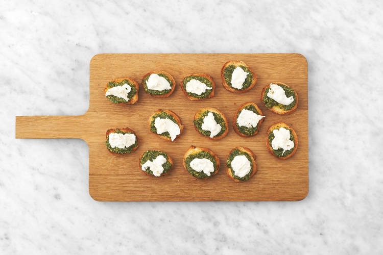 Monter les crostini