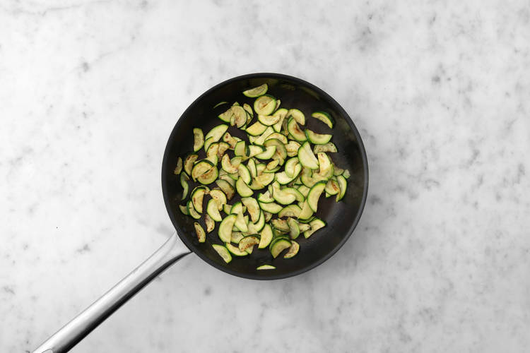 Préparer les courgettes