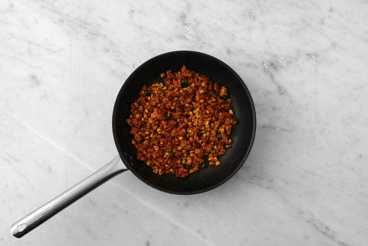 Finish protein shred filling