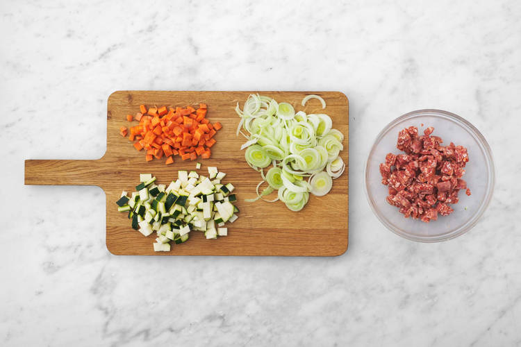 Tagliare le verdure