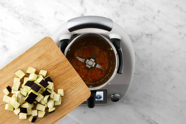 Aubergine rösten