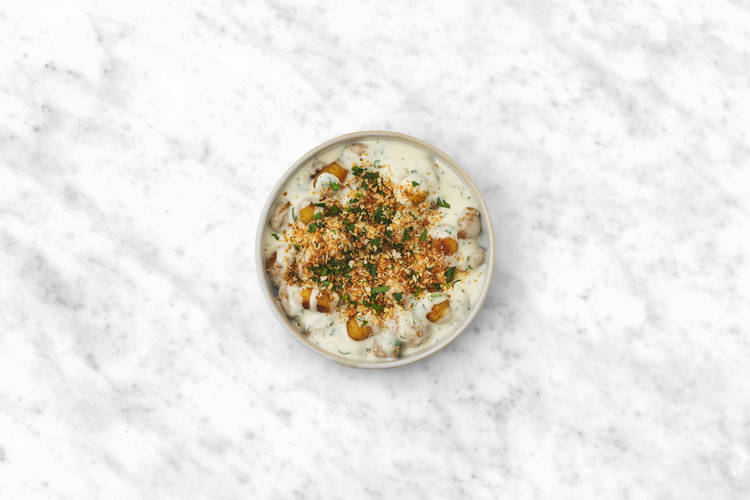 Finish cheese sauce and serve