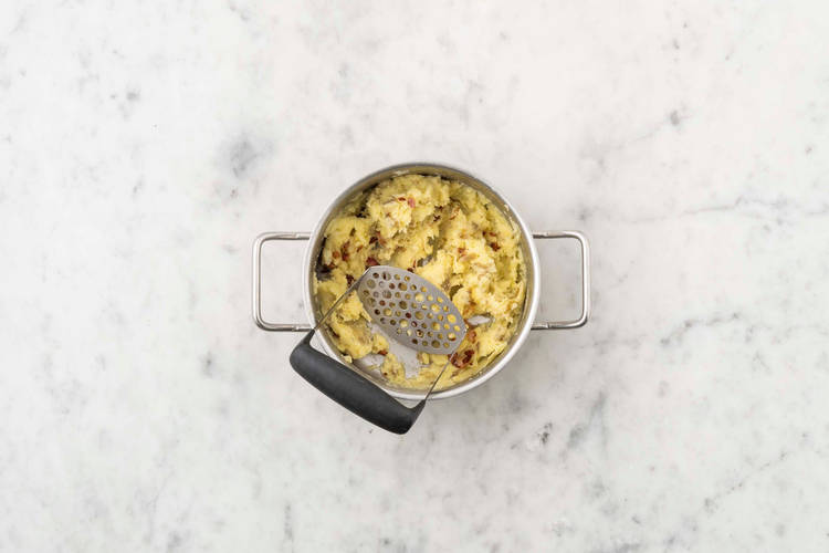 Make the mashed potatoes