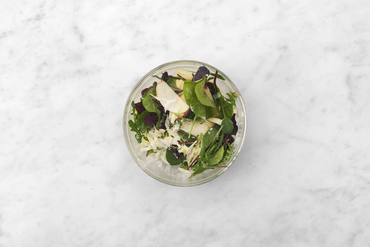 Préparer la salade