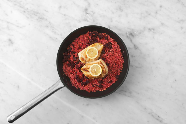 Perlencouscous vollenden