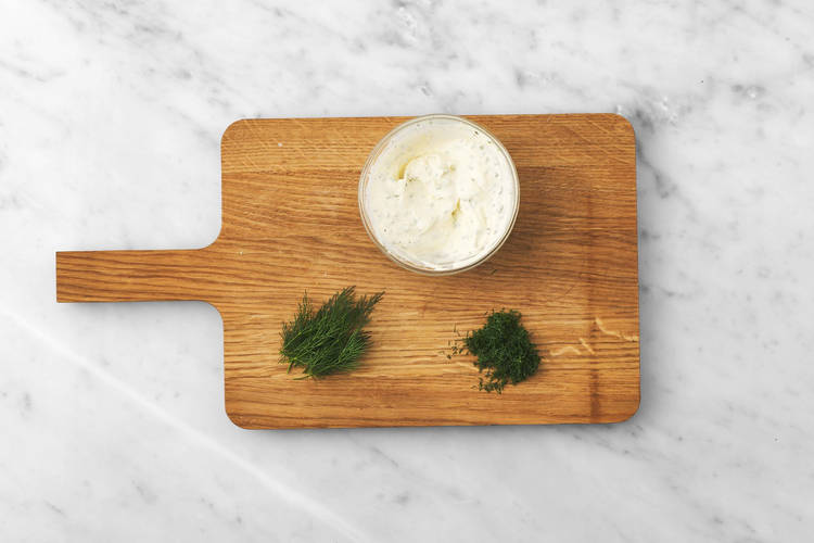 Für den Kräuterfrischkäse