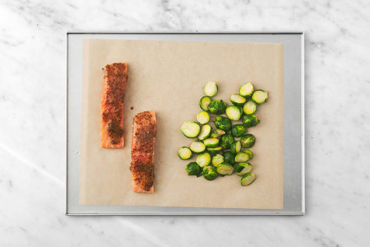 Prep and roast salmon