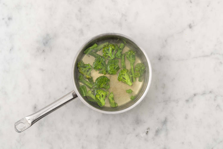Précuire le brocoli