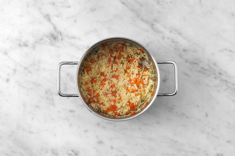 Le riz passe à la casserole