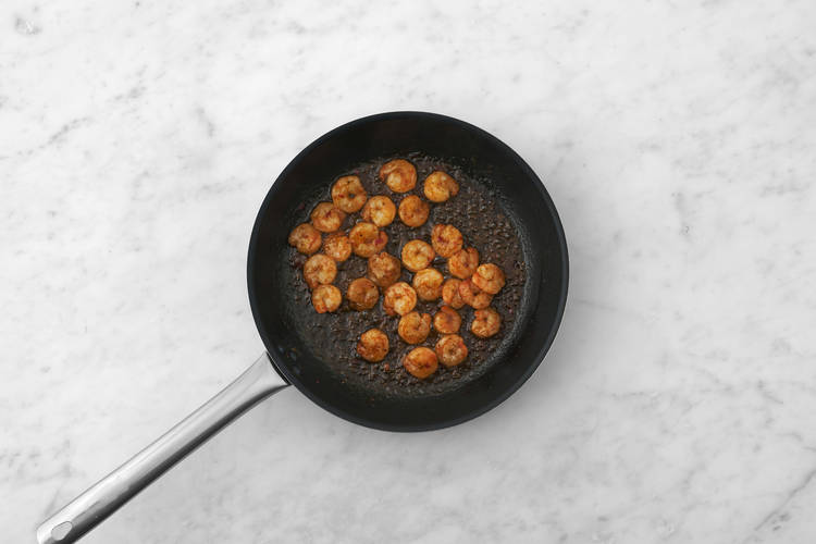 Cuire les crevettes