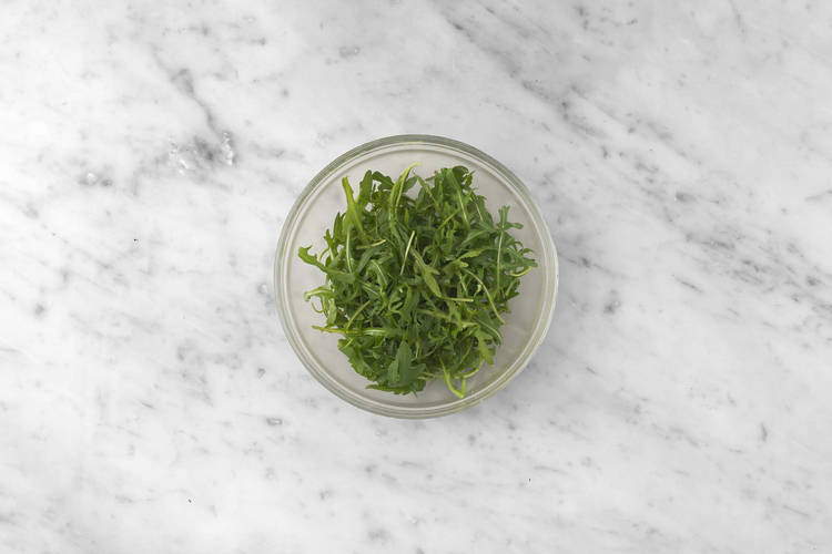 Salat vorbereiten